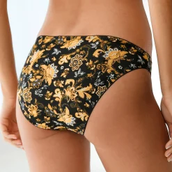 Katoenen slip met grafische print - set van 4