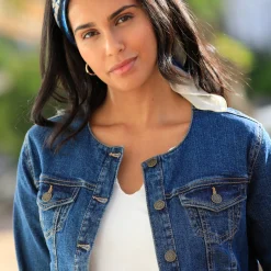 Kort jasje in jeans