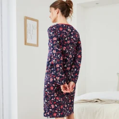 Kort nachthemd met bloemenprint - set van 2