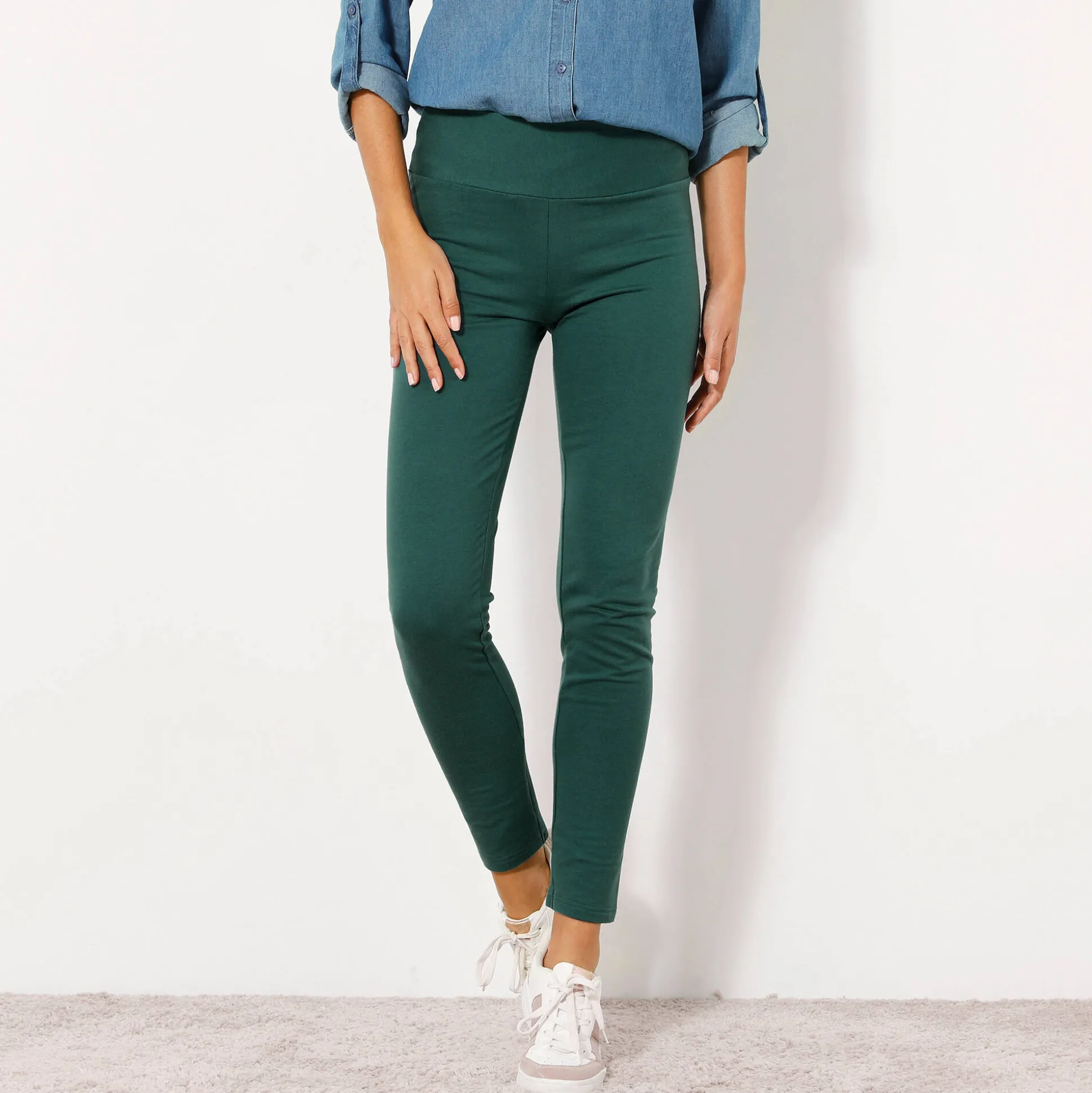 Koudewerende legging met hoge taille