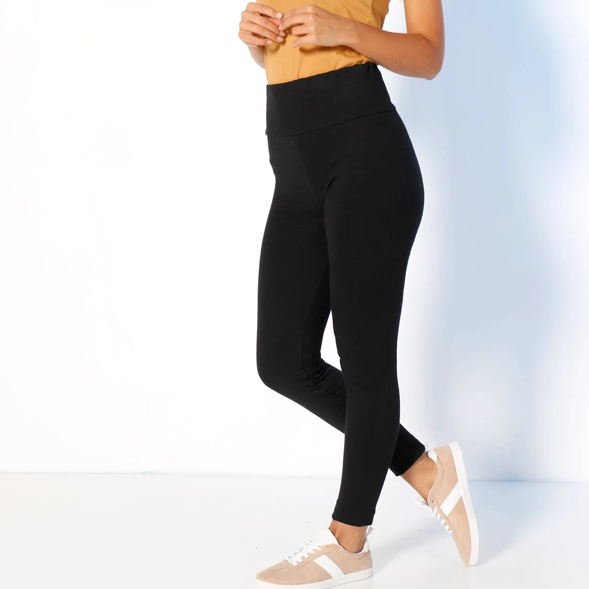 Koudewerende legging met hoge taille