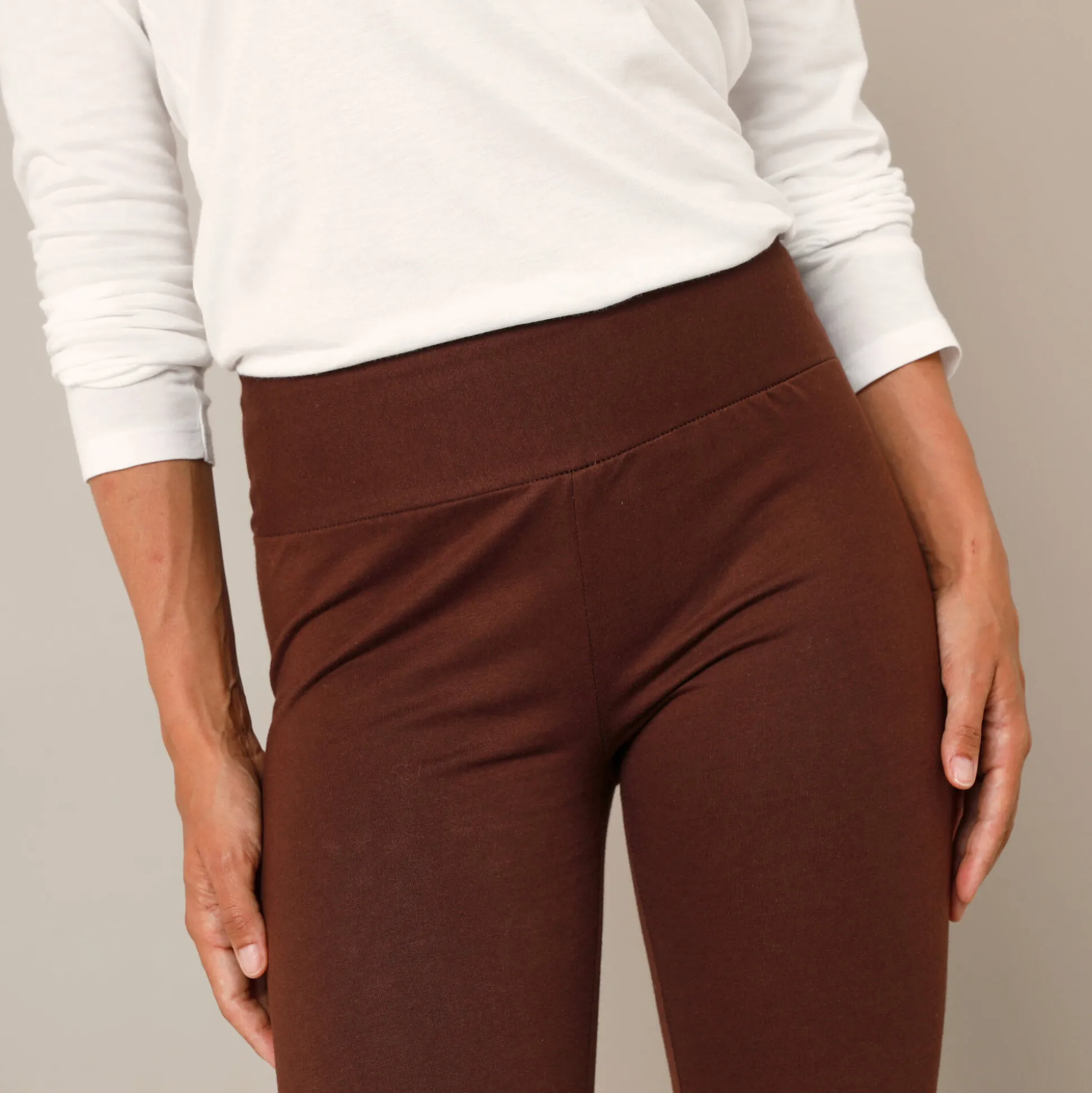 Koudewerende legging met hoge taille