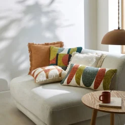 Kussen met geometrische print