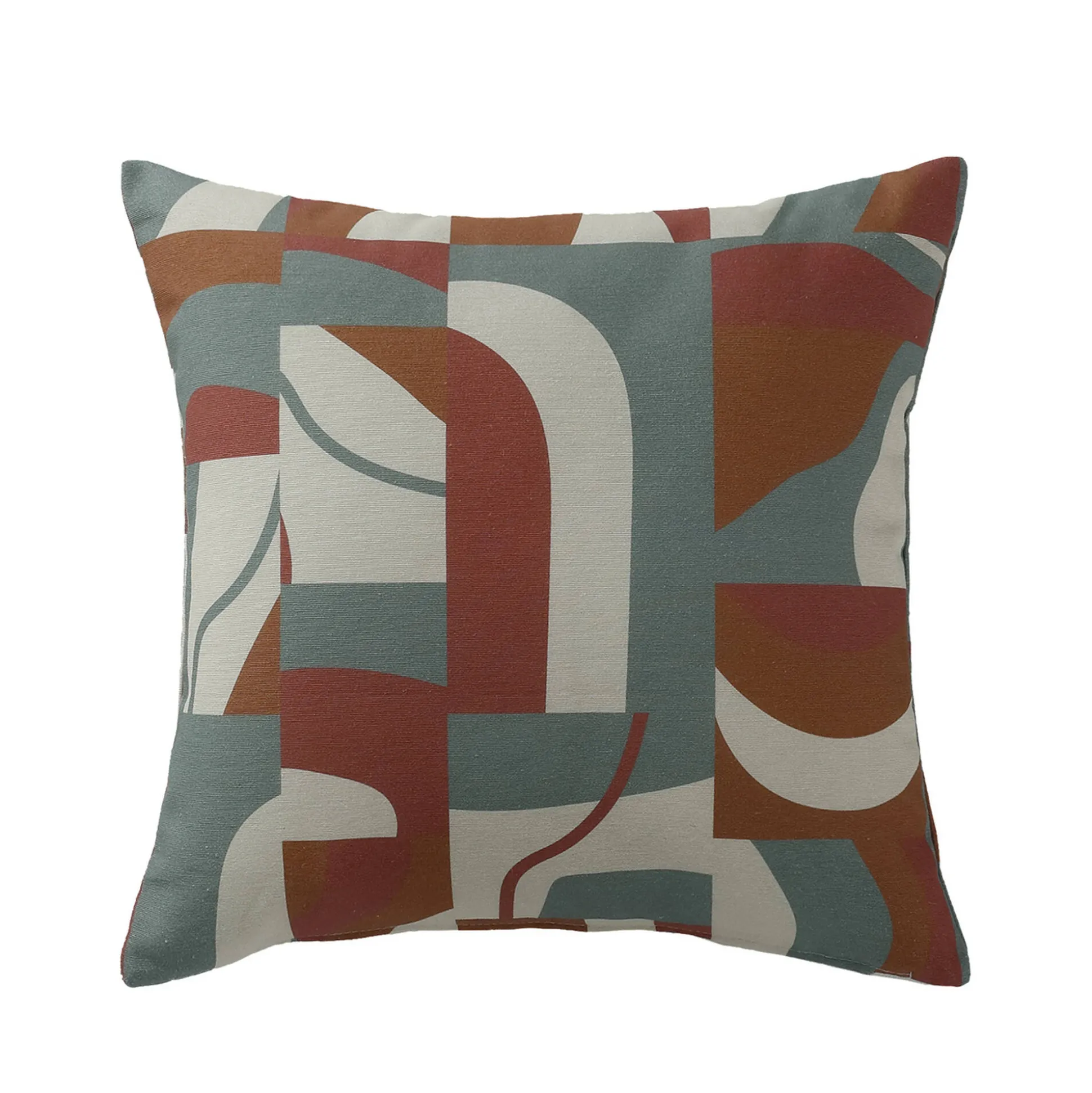 Kussenhoes met 'geometrische' print - set van 2