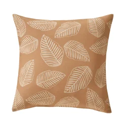 Kussenhoes met kleine bladerenprint - set van 2