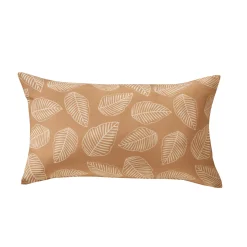 Kussenhoes met kleine bladerenprint - set van 2