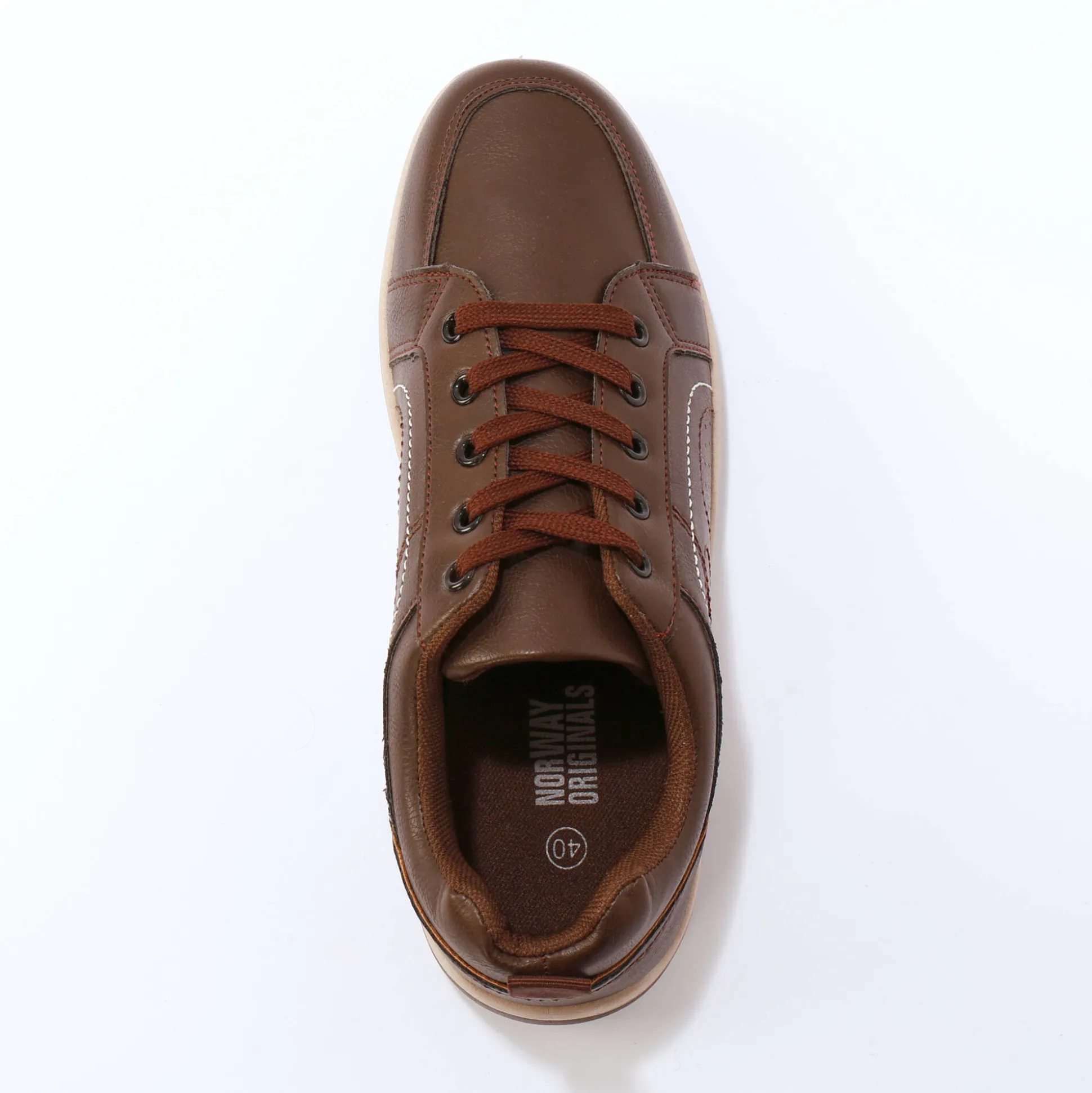 Lage sneakers met veters