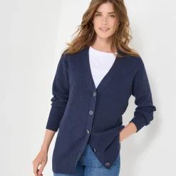Lang vest met knoopsluiting