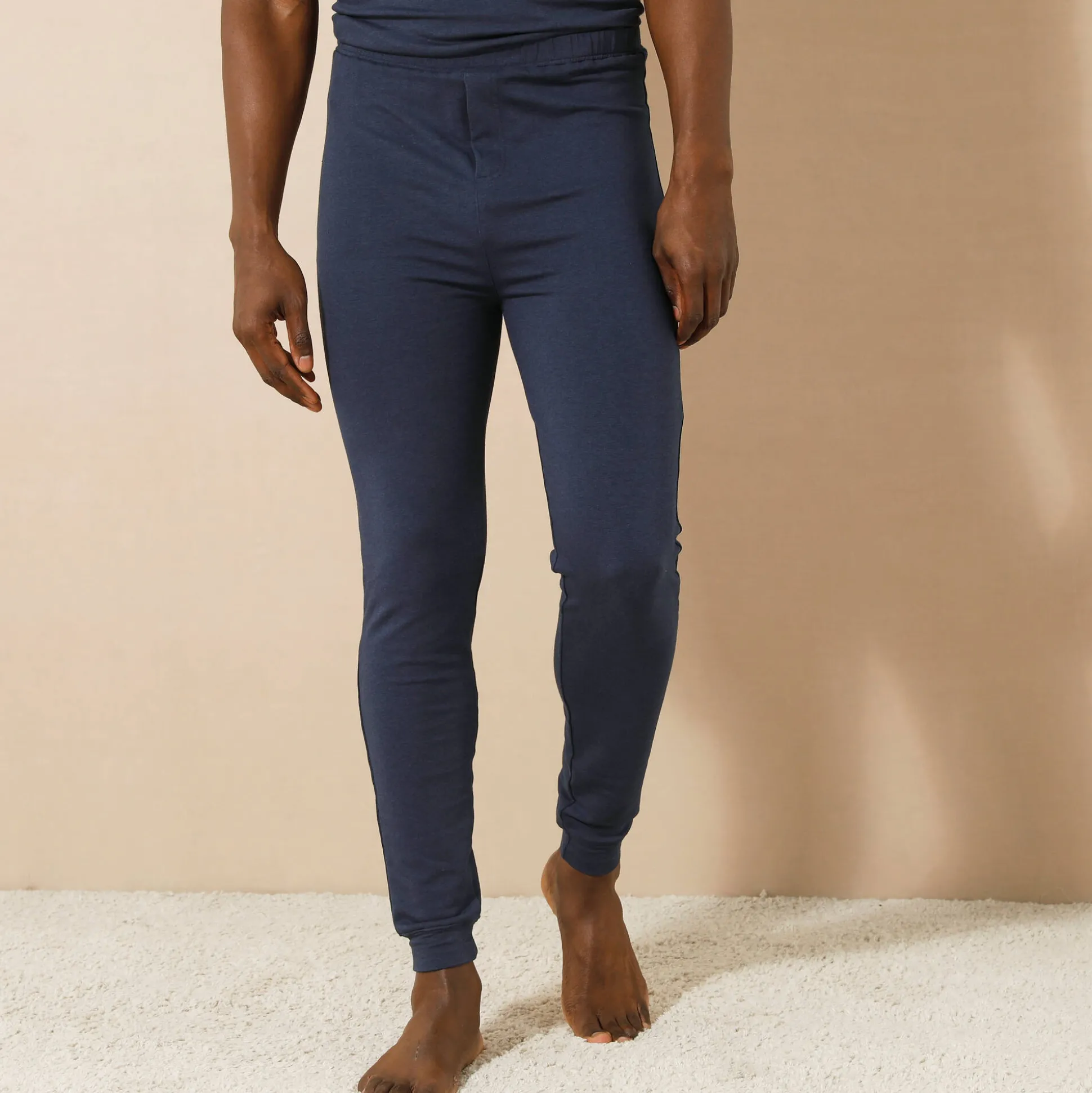 Lange legging in molton - set van 2