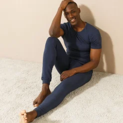 Lange legging in molton - set van 2