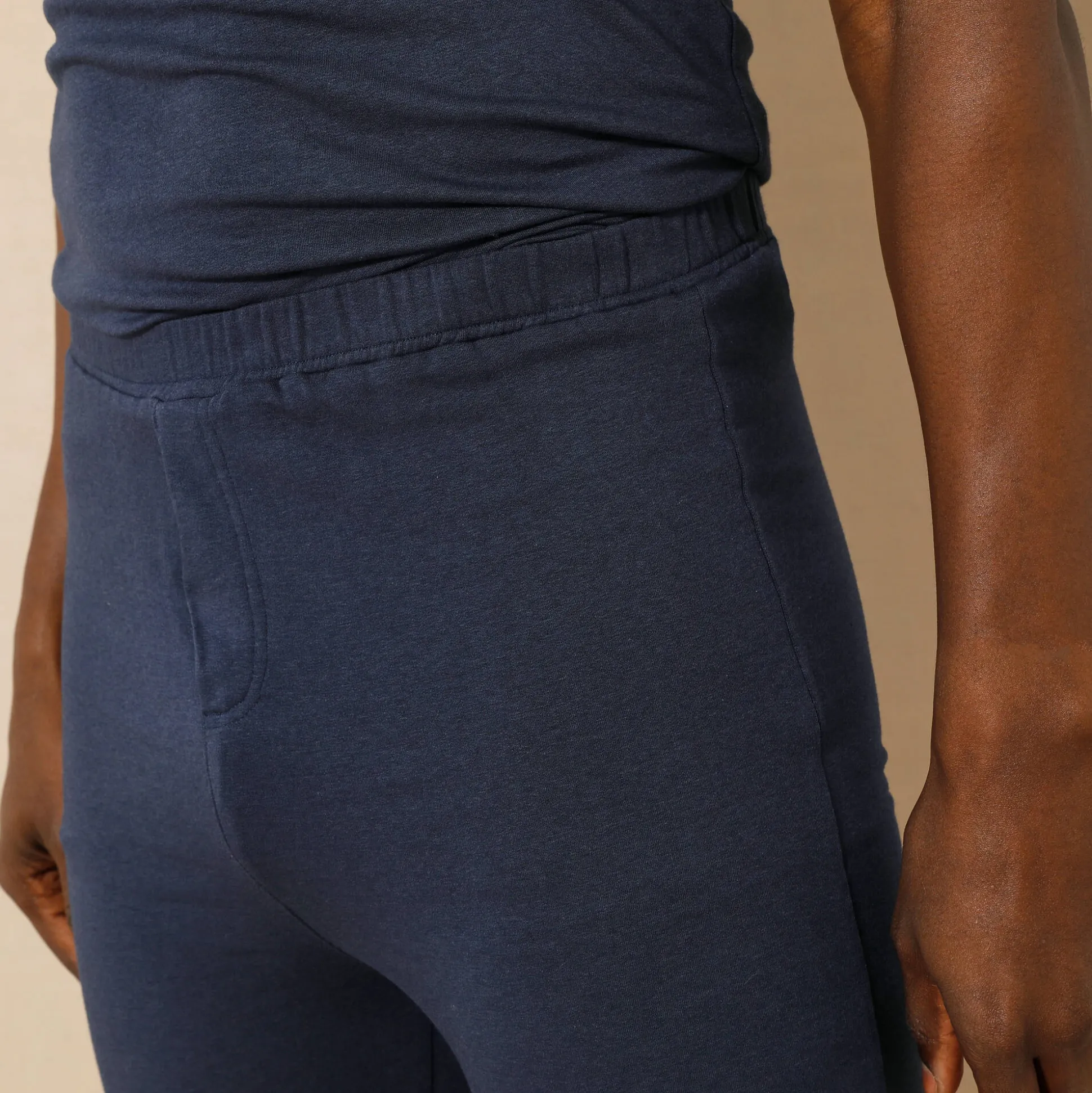 Lange legging in molton - set van 2
