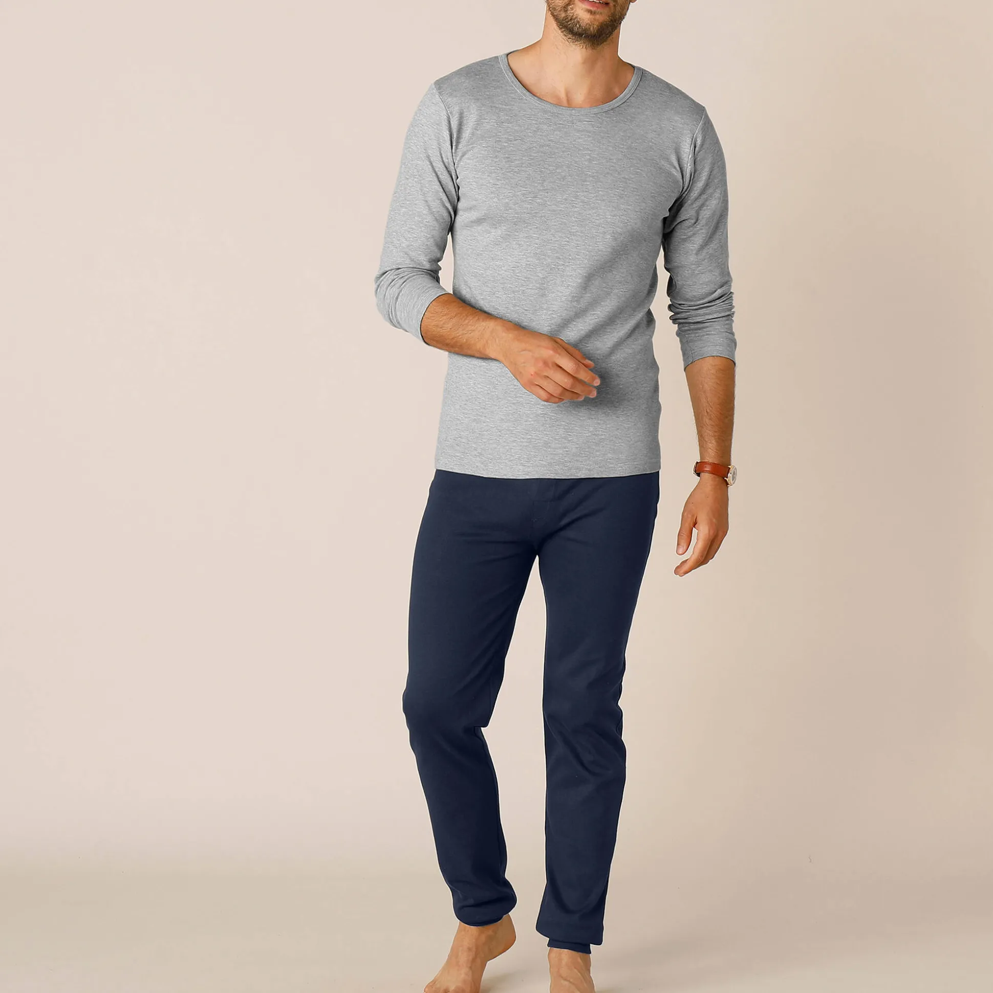 Lange onderbroek in katoen THERMOPERLE® - set van 2