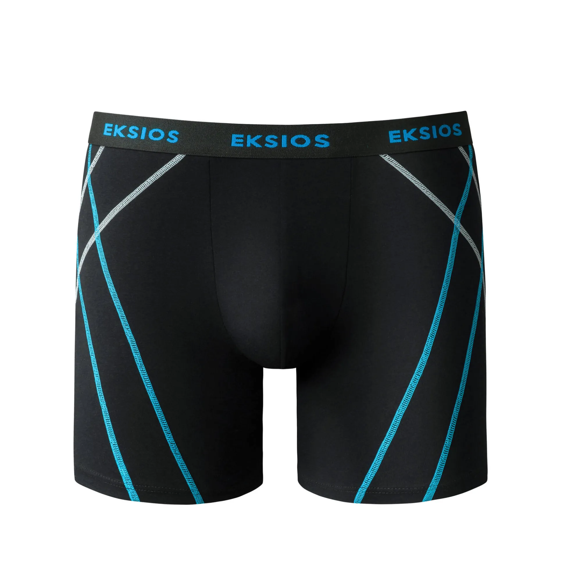 Lange shorty met sierstiksel, shortmodel - set van 2