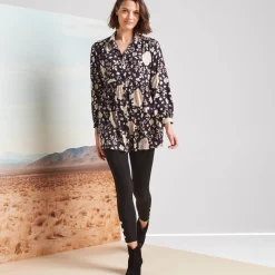 Legging, boutons fantaisie