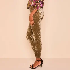 Legging in velourstricot