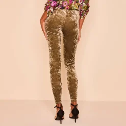 Legging in velourstricot