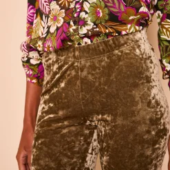 Legging in velourstricot