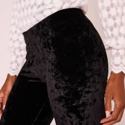 Legging in velourstricot