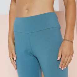 3/4-legging met hoge taille, platte buik