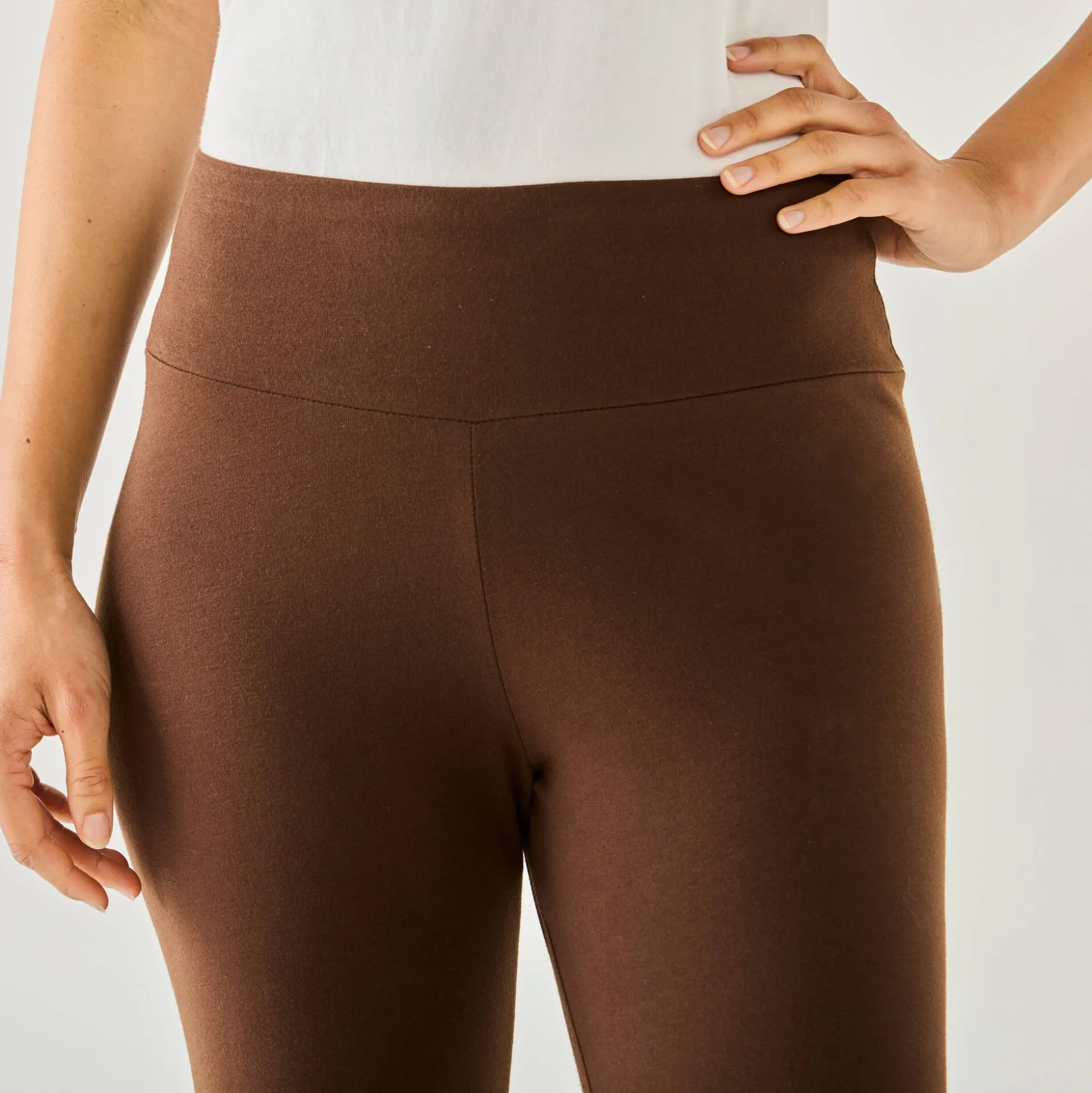 Legging met hoge taille, platte buik