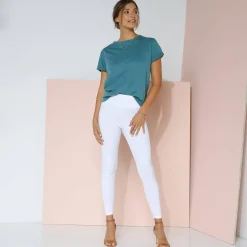 Legging met hoge taille, platte buik