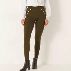 Legging met knooppandeffect, elastische taille