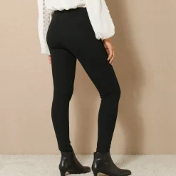 Legging met knooppandeffect, elastische taille