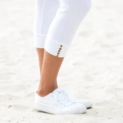 3/4-legging met knopen onderaan