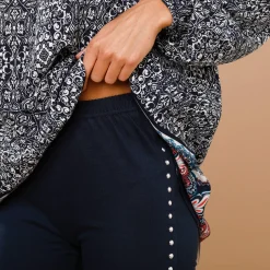 Legging met sierspijkers