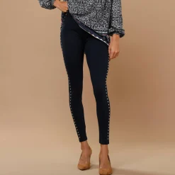 Legging met sierspijkers