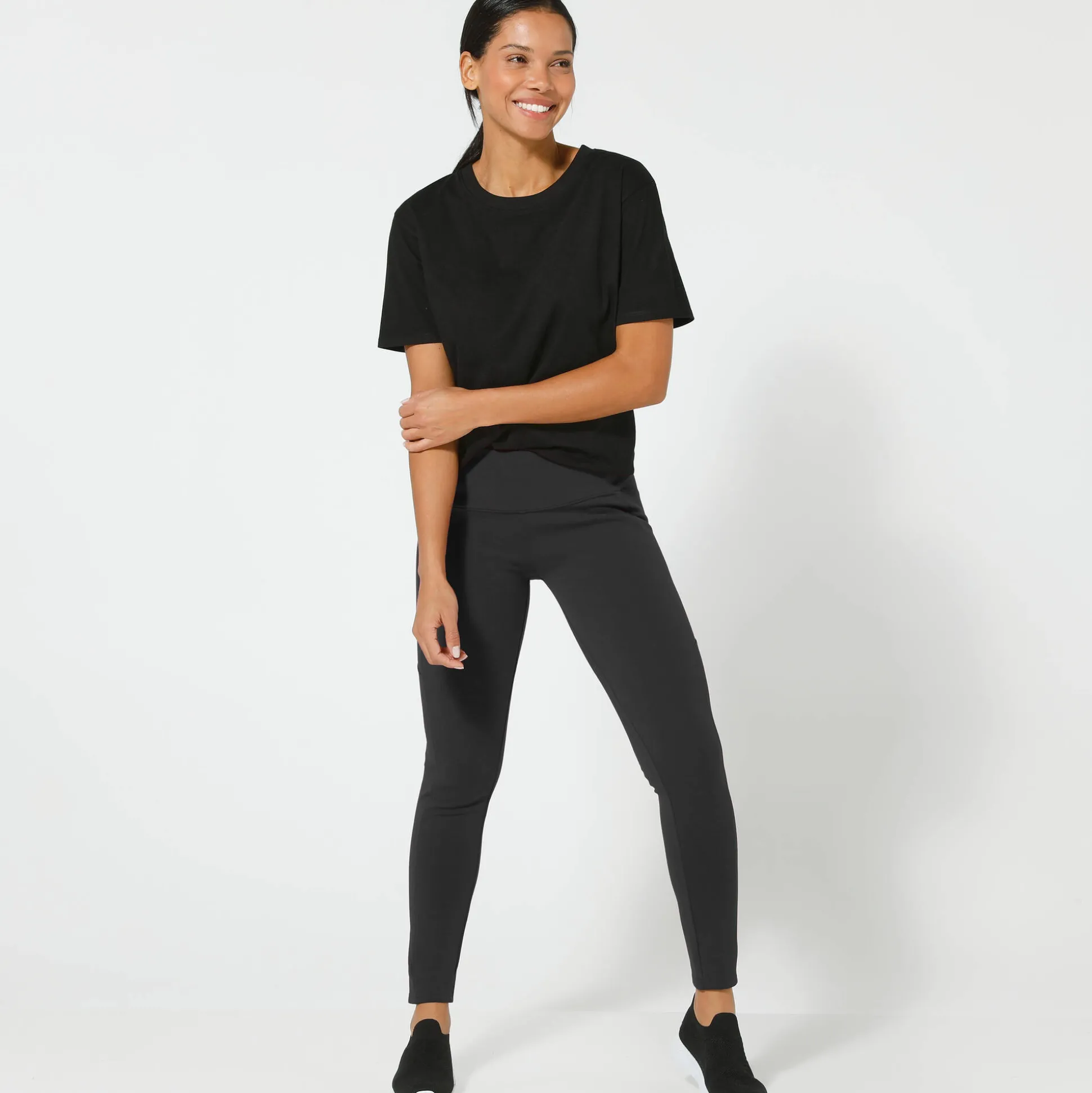 Legging met zak, gerecycleerd polyester(**)