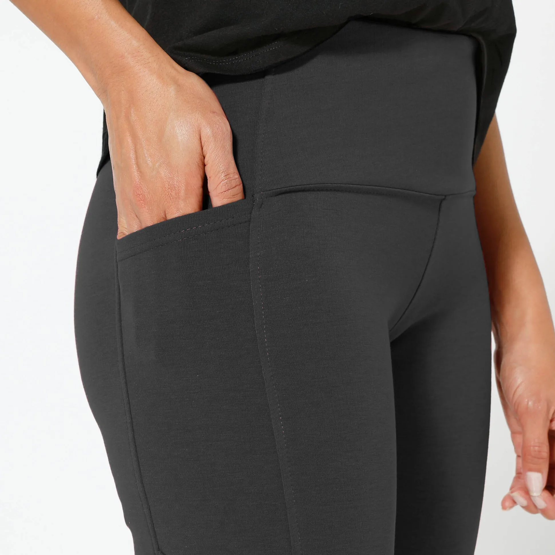 Legging met zak, gerecycleerd polyester(**)