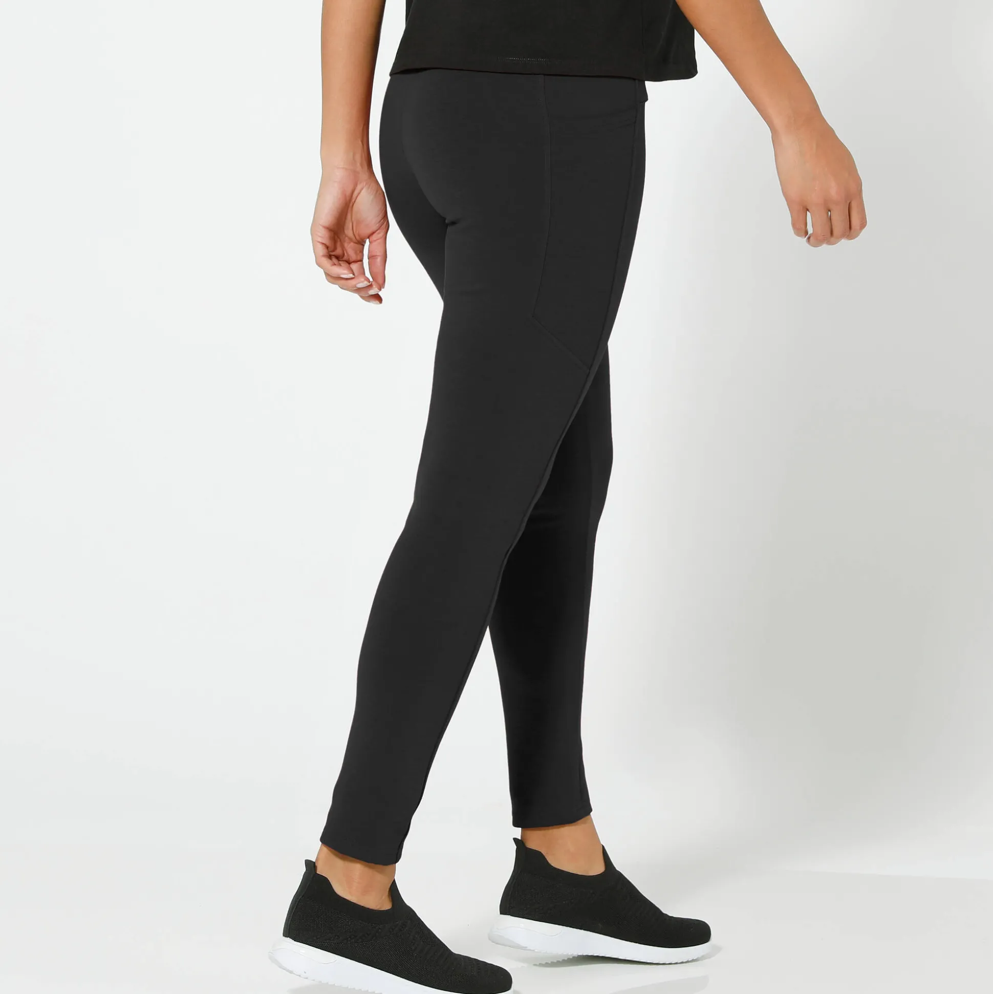 Legging met zak, gerecycleerd polyester(**)