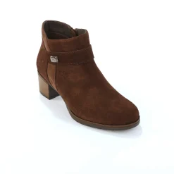 Leren boots met hak