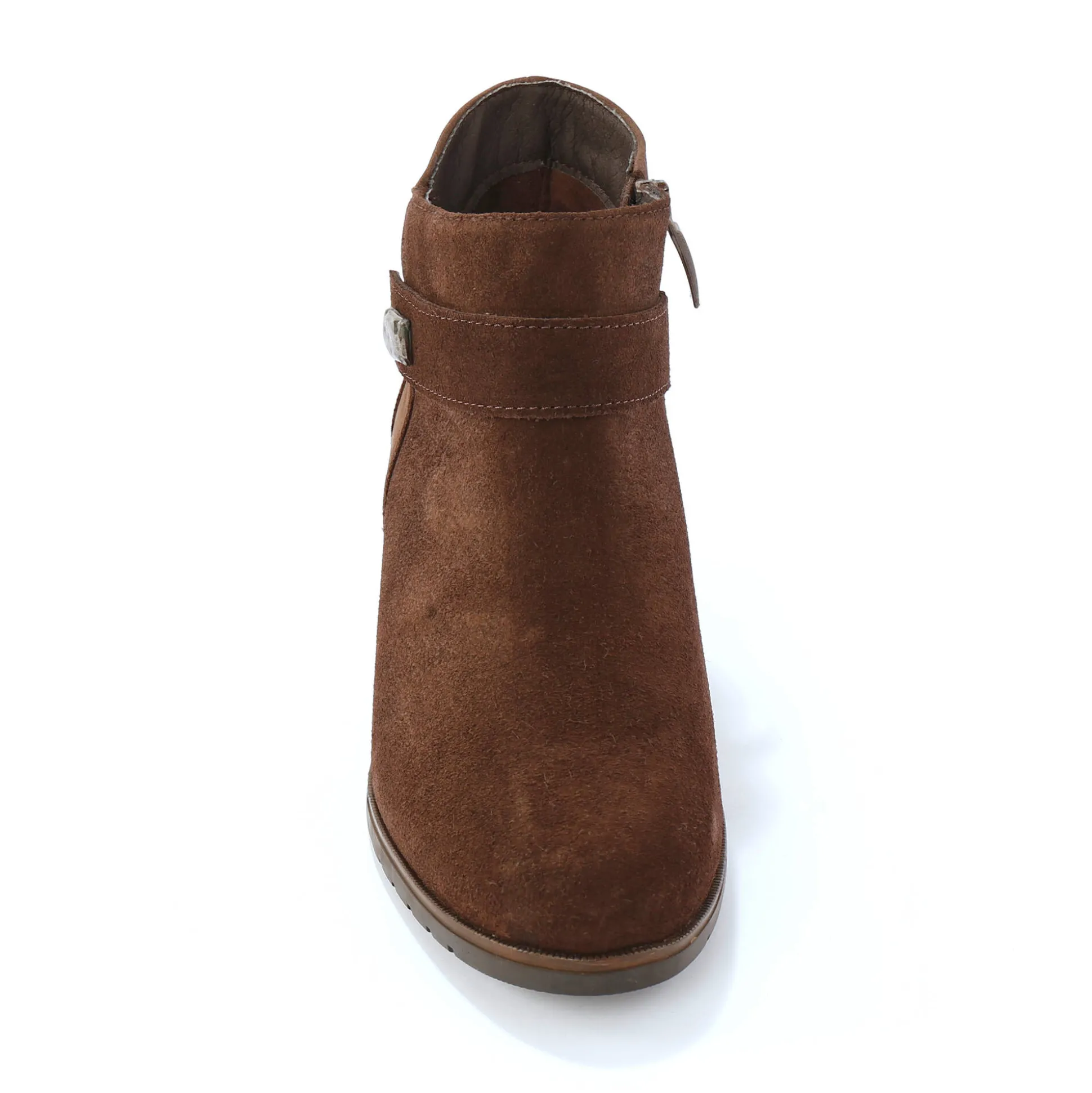 Leren boots met hak