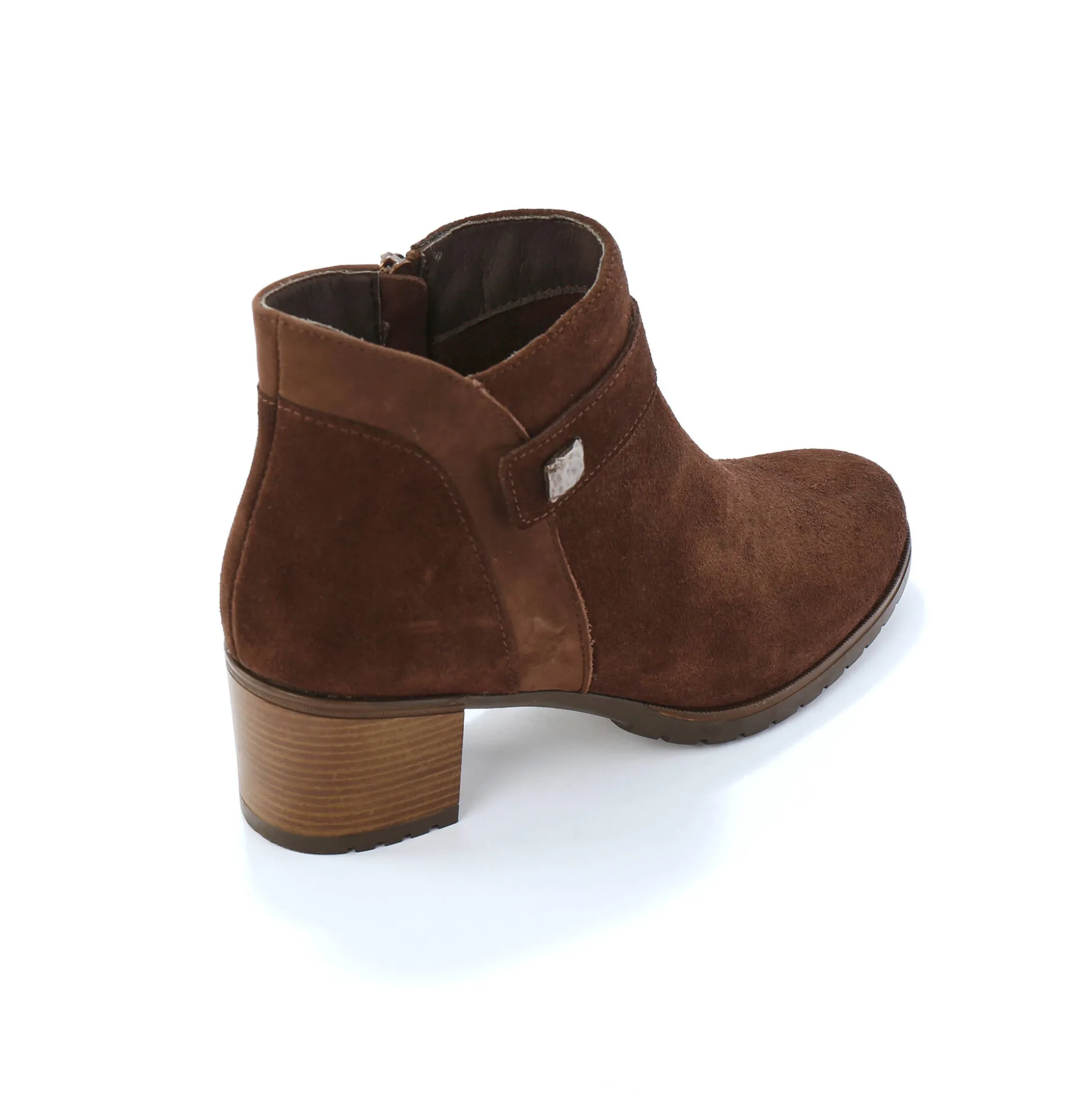 Leren boots met hak