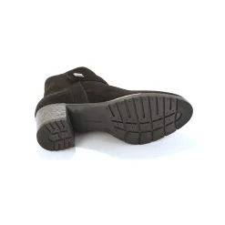 Leren boots met hak