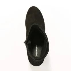 Leren boots met sleehak