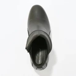 Leren boots met sleehak