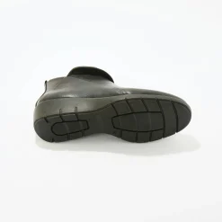 Leren boots met sleehak