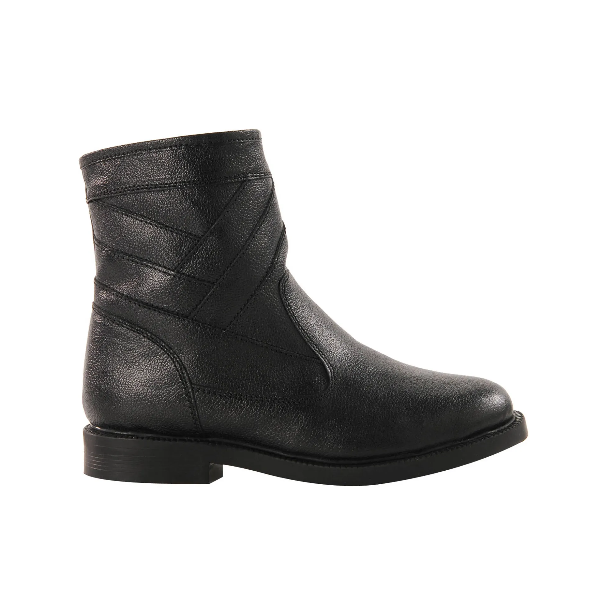 Leren boots met wollen voering - tot maat 46