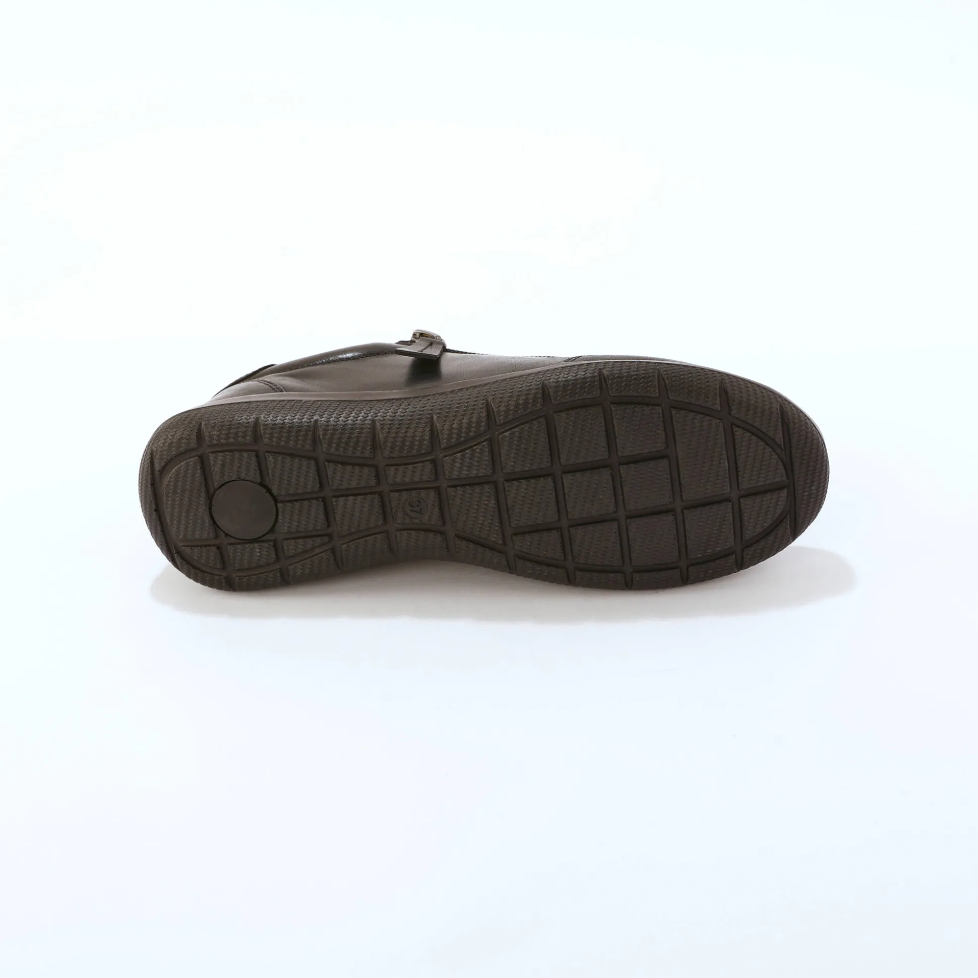 Leren sneakers met rits en veters