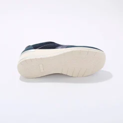 Leren sneakers met sleehak, LWG-gecertificeerd