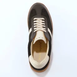 Leren sneakers met veters