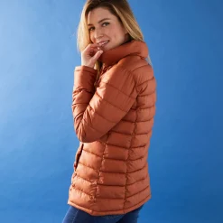Lichte gewatteerde jas, kort model