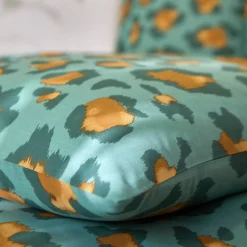 Linge de lit Pedro en polycoton imprimé peau de bête