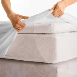 Matrasbeschermer in molton, speciaal voor heel dikke matras, tegen bedwantsen Greenfirst®