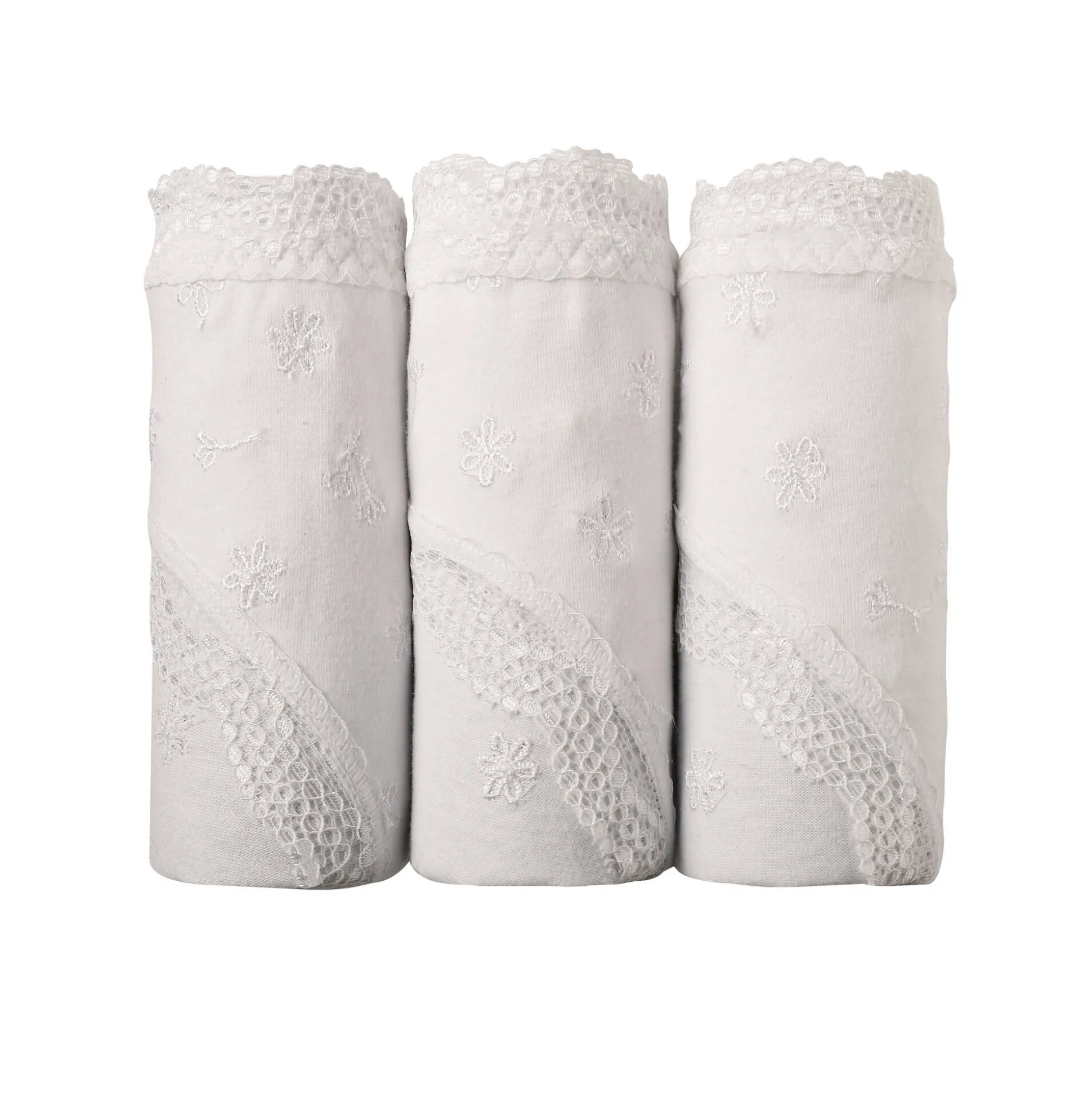 Maxislip met hoge taille in katoen en stretchkant - set van 3
