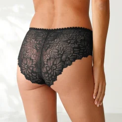 Maxislip met hoge taille in microvezel en rekbare kant - set van 2