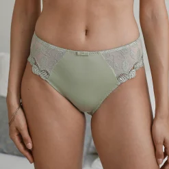 Microvezel slipje met guipurekant Rima - set van 2